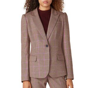 Milly Check Plaid Blazer 4